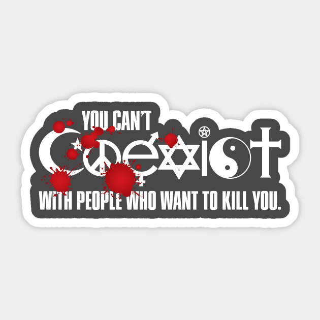 Coexist Sticker by myoungncsu